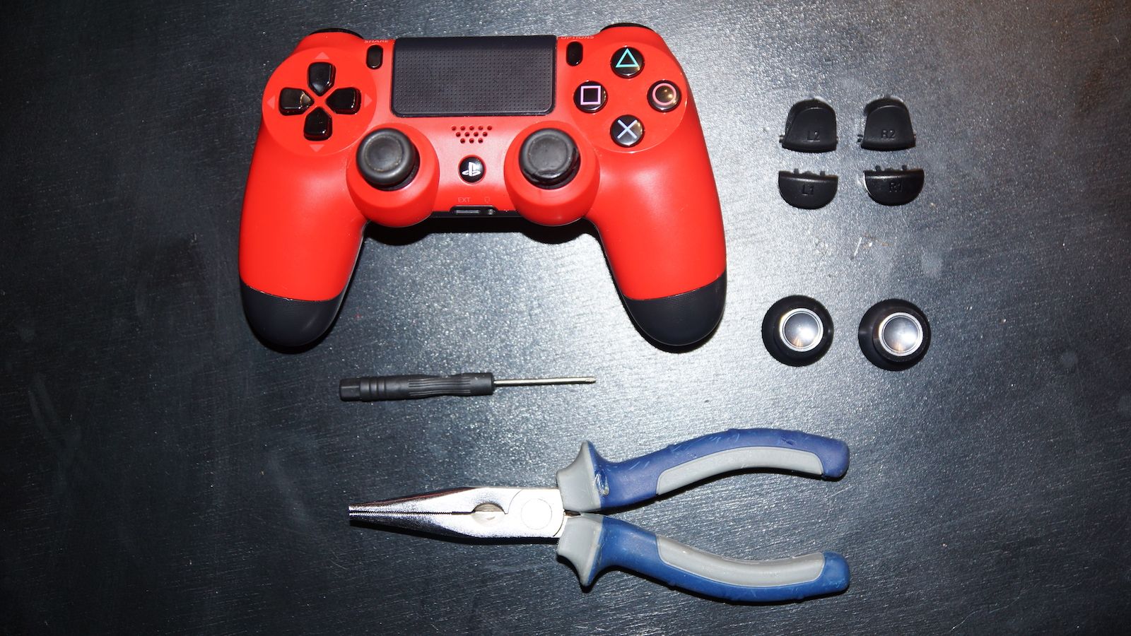 Manette PS4 Sony Originale Défectueuse - Pour Pièces Ou Réparation, Couleur Blanche